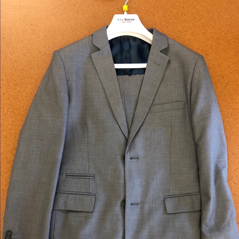 Isaac Mizrahi Boys Gray Suit Set